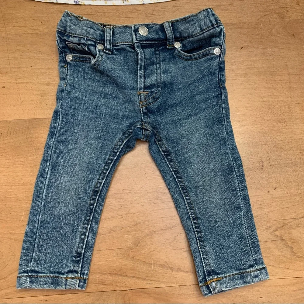 Toddler 7 for All Mankind Jeans Size 12 months & 2 Tops